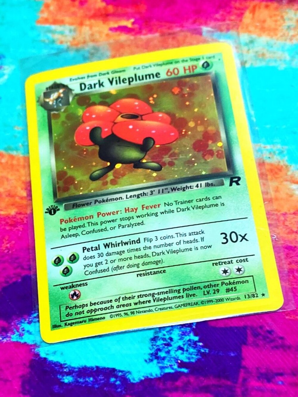 Pokemon TCG DARK VILEPLUME TEAM ROCKET 13/82 - ENG ENGLISH